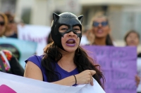 Miércoles 8 de marzo del 2017. Tuxtla Gutiérrez. Manifestación por los derechos de las mujeres en Chiapas. Organizaciones sociales y de DDHH se manifiestan en las calles de la ciudad recordando el día internacional de la mujer trabajadora y a las mártires