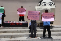 Lunes 6 de agosto del 2012. Tuxtla Gutiérrez, Chiapas. Campesinos de las comunidades de Tila se manifiestan en platón en la plaza central de esta ciudad, para exigir la destitución de la administración municipal y desconocer a los nuevos representantes el