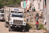 Jueves 2 de agosto del 2015. Operativo de desalojo en unidades habitacionales invadidas en Chiapa de Corzo.