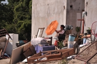 Jueves 2 de agosto del 2015. Operativo de desalojo en unidades habitacionales invadidas en Chiapa de Corzo.