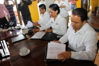 Jueves 5 de septiembre del 2013. Tuxtla Gutiérrez. Firma de convenio entre INPROSEP-BIODIESEL y ESEP.