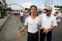 Sábado 7 de enero del 2017. Tuxtla Gutiérrez. Durante la marcha en contra del gasolinazo este medio día