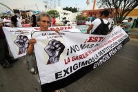 Sábado 7 de enero del 2017. Tuxtla Gutiérrez. Durante la marcha en contra del gasolinazo este medio día