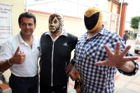 Viernes 4 de octubre del 2013. Tuxtla Gutiérrez. Los luchadores profesionales llegan a la capital de Chiapas para la función denominada Guerra de Leyendas 2.