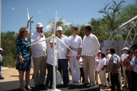 Miércoles 14 de marzo. Inauguran parque eólico en la ciudad de Arriaga. Foto/Jesús Maza.