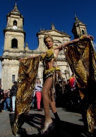 Domingo 3 de julio del 2016. Bogota. Foto/ Osiris. Bajo el lema: "Paz en Igualdad", se realizó en la Capital de Colombia la vigésima edición de la Marcha del Orgullo LGBT. Diversas ONG, Asociaciones Civiles e Instancias oficiales del Distrito y Naciona