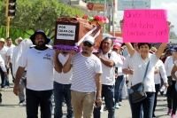 Lunes 12 de noviembre del 2018. Tuxtla Gutiérrez. La marcha del Sindicato de Salud exige que sea abastecidos los insumos en los hospitales de Chiapas y manifiestas su apoyo a la lí­der sindical Chusita.