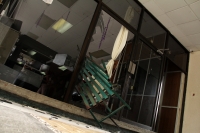 Jueves 16 de junio del 2016. Tuxtla Gutiérrez. Destrozos en la madrugada en la SE-Chiapas.