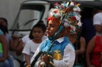 Domingo 22 de mayo del 2016. Suchiapa. El conjunto de danzas que comprenden las festividades del Santísimo Sacramento en las comunidades de la depresión central de Chiapas se reúnen en el Calalá.