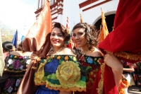 Viernes 17 de enero del 2014. Chiapa de Corzo. La Salida de Banderas da comienzo al recorrido que Parachicos y Chiapanecas realizan este día en honor a San Antonio Abad dentro de las festividades patronales de esta comunidad de la Ribera del Rio Grande de