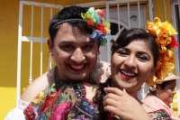 Lunes 2 de febrero del 2014. Villa de Acala. Las calles y avenidas de esta comunidad ribereña se llena de danzantes quienes realizan representaciones de personajes populares durante las celebraciones de los festejos de la Candelaria.