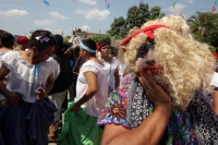 Lunes 2 de febrero del 2014. Villa de Acala. Las calles y avenidas de esta comunidad ribereña se llena de danzantes quienes realizan representaciones de personajes populares durante las celebraciones de los festejos de la Candelaria.
