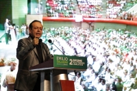 Sábado 31 de enero del 2015. Tuxtla Gutiérrez. El diputado local Emilio Salazar Farías en su 2º Informe de actividades legislativa este medio día en la capital del estado de Chiapas.