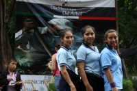 Martes 8 de julio del 2014. Villaflores. Día del árbol mexicano. Los niños del ejido El Portillo celebran este día el día del árbol en un recorrido por el vivero donde se reproduce y reforesta el rio Guaymas con árboles de Sabino o Ahuehuete, también cono