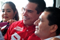 Jueves 11 de julio del 2019. Tuxtla Gutiérrez. Alejandro Alito Moreno Cardenas quien aspira a ocupar el CEN PRI se reúne con la militancia de este partido en Chiapas.