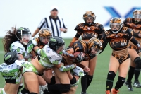 Sábado 13 de julio del 2019. Tuxtla Gutiérrez. Amazonas de Chiapas vence en semifinales a Cheetaras de Texcoco con lo que avanza a la final de la WFL