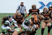 Sábado 13 de julio del 2019. Tuxtla Gutiérrez. Amazonas de Chiapas vence en semifinales a Cheetaras de Texcoco con lo que avanza a la final de la WFL