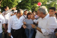 Domingo 28 de junio del 2015. Tuxtla Gutiérrez. Andrés Manuel López Obrador acompaña esta tarde a los candidatos locales de Morena