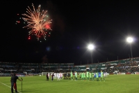 Sábado 4 de diciembre del 2014. Tuxtla Gutiérrez. Acciones del partido entre Jaguares de Chiapas y los tiburones de Veracruz, esta noche en el estadio Zoque de la capital del estado de Chiapas.