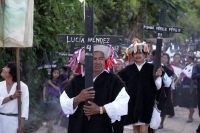 Martes 22 de diciembre del 2015. San Pedro Chenalho. Los sobrevivientes de la masacre de 45 indígenas en la comunidad Acteal en 1997, conmemoran esta mañana los 18 años de ocurrido este hecho con jornadas de ayuno y oración en esta localidad de la región 