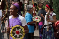 Miércoles 28 de septiembre del 2016. Tuxtla Gutiérrez. Los representantes de las Tribus de Alaska, Norteamérica y norte de México continúan con el viaja de la Caravana de la Dignidad y la Paz después de convivir la víspera de esta noche con la comunidad d