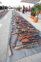 Lunes 21 de noviembre. Destruyen armamento civil en programa de la SEDENA en Chiapas.