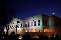 Domingo 25 de enero del 2015. San Cristóbal de las Casas. La arquitectura colonial se aprecia en la belleza de los atardeceres provincianos del sureste de México.