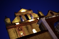Domingo 25 de enero del 2015. San Cristóbal de las Casas. La arquitectura colonial se aprecia en la belleza de los atardeceres provincianos del sureste de México.