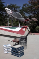 Martes 10 de febrero del 2015. Tuxtla Gutiérrez. Lo que será el parque Centenario de la Fuerza Aérea Mexicana en el Fraccionamiento Las Arboledas.