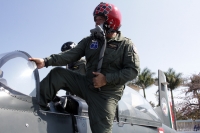 Martes 10 de febrero del 2015. Tuxtla Gutiérrez. Durante la ceremonia del Centenario de la Fuerza Aérea Mexicana en la Base Militar en la Colonia Terán.