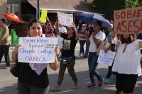 Domingo 19 de junio del 2016. Tuxtla Gutiérrez. Organizaciones sociales y educativas marchan esta tarde en la capital del estado de Chiapas en apoyo a las comunidades que se enfrentan a la Policía Federal en el estado de Oaxaca.
