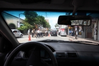 Martes 11 de septiembre del 2012. Tuxtla Gutiérrez, Chiapas.Trabajadores del ayuntamiento capitalino usan los horarios pico para intentar realizar algunas obras en las vialidades de Tuxtla.