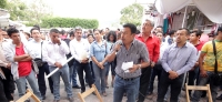 Jueves 5 de enero del 2015. Tuxtla Gutiérrez. Aspecto de la toma del Congreso local por el movimiento magisterial esta mañana.