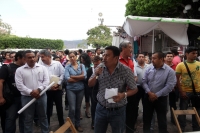 Jueves 5 de enero del 2015. Tuxtla Gutiérrez. Aspecto de la toma del Congreso local por el movimiento magisterial esta mañana.