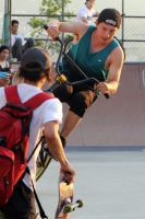 Sábado 3 de noviembre del 2012. Tuxtla Gutiérrez, Chiapas. Los jóvenes aficionados a los deportes extremos se reuenen este fin de semana en el ParqueNoquispara participar en el encuentro internacional de Patines y bicicletas de una reconocida marca deport