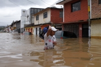 Viernes 6 de noviembre del 2020. San Cristóbal de las Casas. La #lluvia ha ocasionado que las calles de la colonial ciudad de Los altos de #Chiapas permanezcan bajo el agu, mientras que cientos de #familias buscan refugio