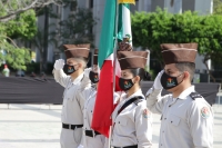 20210224. Tuxtla G. Día de la bandera en la capital de Chiapas