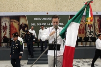Miércoles 24 de febrero del 2016. Tuxtla Gutiérrez. Este medio día se lleva a cabo la ceremonia de abanderamiento de las escoltas del sistema escolar en la capital del estado de Chiapas.