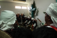 Jueves 28 de julio del 2016. San Juan Chamula. Mateo Gómez Gómez recibe esta mañana el bastón de mando Chamula según los usos y costumbres de las comunidades y parajes de esta localidad de los altos de Chiapas. El nuevo presidente junto con las nuevas aut