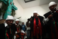 Jueves 28 de julio del 2016. San Juan Chamula. Mateo Gómez Gómez recibe esta mañana el bastón de mando Chamula según los usos y costumbres de las comunidades y parajes de esta localidad de los altos de Chiapas. El nuevo presidente junto con las nuevas aut