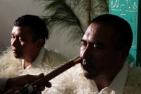 Jueves 28 de julio del 2016. San Juan Chamula. Mateo Gómez Gómez recibe esta mañana el bastón de mando Chamula según los usos y costumbres de las comunidades y parajes de esta localidad de los altos de Chiapas. El nuevo presidente junto con las nuevas aut