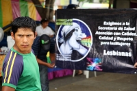 Sábado 19 de septiembre del 2015. Tuxtla Gutiérrez. La comunidad LGBTI se reúne esta tarde en la plaza central de la capital del estado de Chiapas donde se manifiestan por cuarta ocasión en el Besoton 2015 exigiendo igualdad de derechos todas las personas