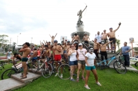 Sábado 14 de junio del 2014. Tuxtla Gutiérrez. Word Naked Bike Ride 2014 se lleva a cabo esta tarde también en la capital del estado de Chiapas.