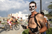 Sábado 14 de junio del 2014. Tuxtla Guitiérrez. Word Naked Bike Ride 2014 se lleva a cabo esta tarde también en la capital del estado de Chiapas.