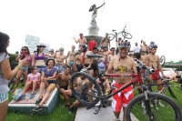 Sábado 14 de junio del 2014. Tuxtla Gutiérrez. Word Naked Bike Ride 2014 se lleva a cabo esta tarde también en la capital del estado de Chiapas.
