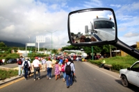 Viernes 1 de septiembre del 2017Chiapa de Corzo. El Bloqueo carretero entre Chiapa de Corzo y la capital de Chiapas del movimiento magisterial se lleva a cabo esta mañana dentro de la protesta nacional contra el informe del presidente EPN en su V informe