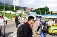Viernes 1 de septiembre del 2017Chiapa de Corzo. El Bloqueo carretero entre Chiapa de Corzo y la capital de Chiapas del movimiento magisterial se lleva a cabo esta mañana dentro de la protesta nacional contra el informe del presidente EPN en su V informe