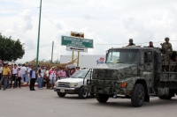 Miércoles 18 de septiembre del 2013. Tuxtla Gutiérrez. Continúan las protestas magisteriales en la capital de Chiapas en donde esta mañana se realizan bloqueos en las entradas de la ciudad.