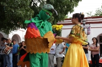 Domingo 26 de junio del 2016. Chiapa de Corzo. La Danza del Colibrí o Burrioncito. Esta danza de origen prehispánico es representada por jóvenes chiapacorceños en la víspera de la celebración de San Pedro en esta rivereña ciudad colonial. Los danzantes re