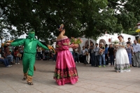 Domingo 26 de junio del 2016. Chiapa de Corzo. La Danza del Colibrí o Burrioncito. Esta danza de origen prehispánico es representada por jóvenes chiapacorceños en la víspera de la celebración de San Pedro en esta rivereña ciudad colonial. Los danzantes re